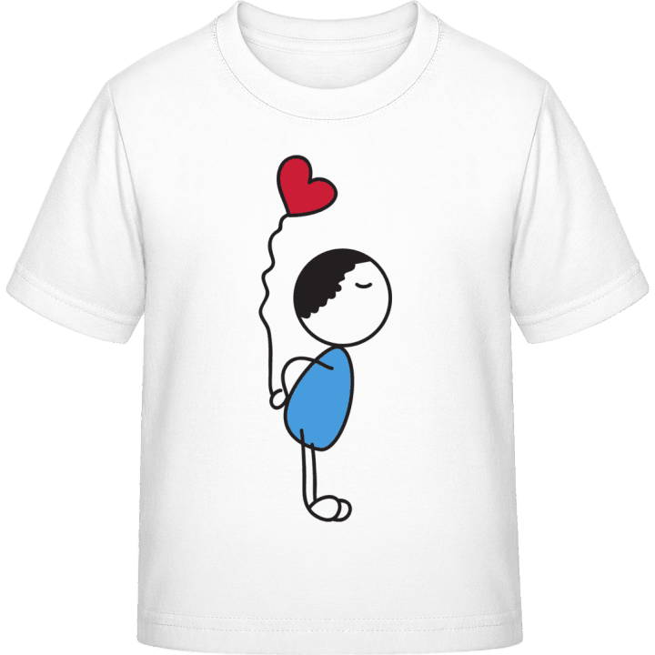 Boy In Love Camiseta infantil contain pic