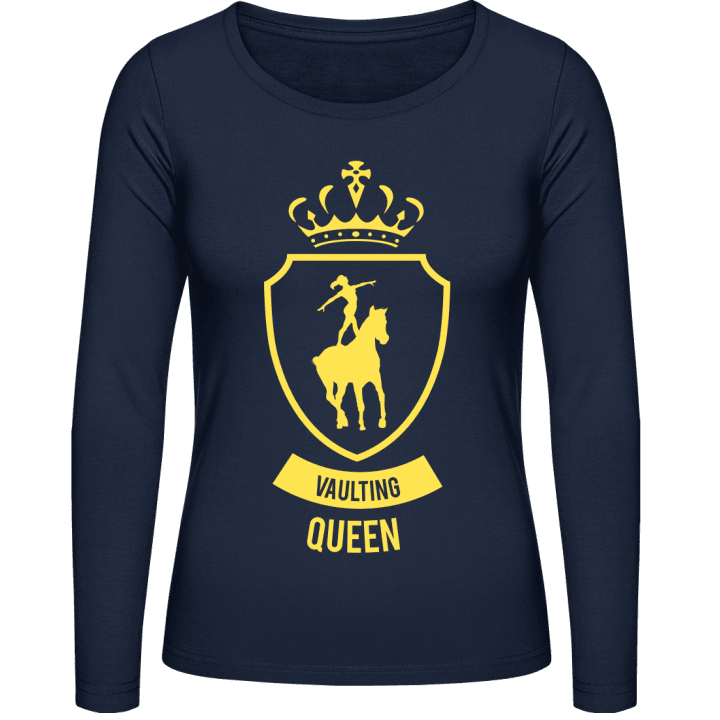 Vaulting Queen Langermet skjorte for kvinner contain pic