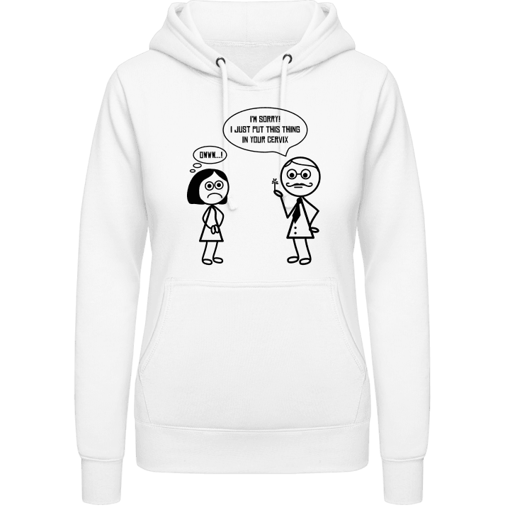Gynecologist Comic Women Hoodie contain pic
