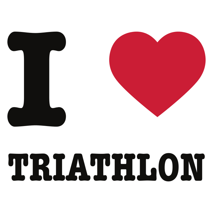 I Love Triathlon Langærmet skjorte til kvinder 0 image
