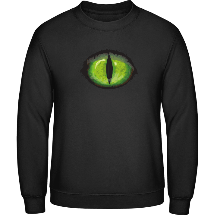 Scary Green Monster Eye Sweatshirt 0 image