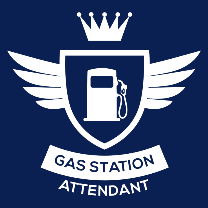 Gas Station Attendant Coat Of Arms Winged Sweatshirt för kvinnor 0 image