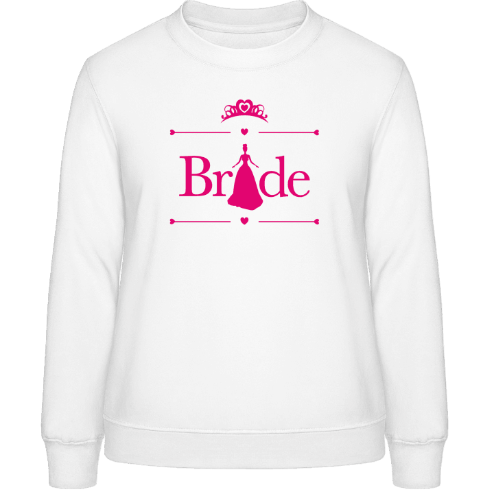 Bride Hearts Crown Sweatshirt för kvinnor contain pic