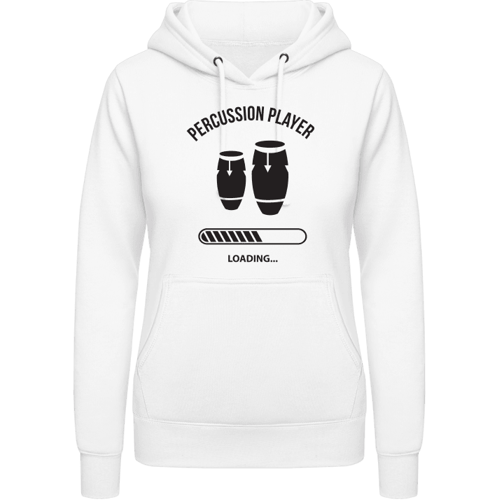 Percussion Player Loading Hoodie för kvinnor contain pic