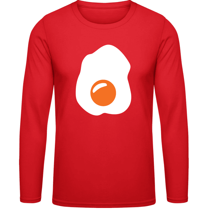 stekt ägg Långärmad skjorta contain pic