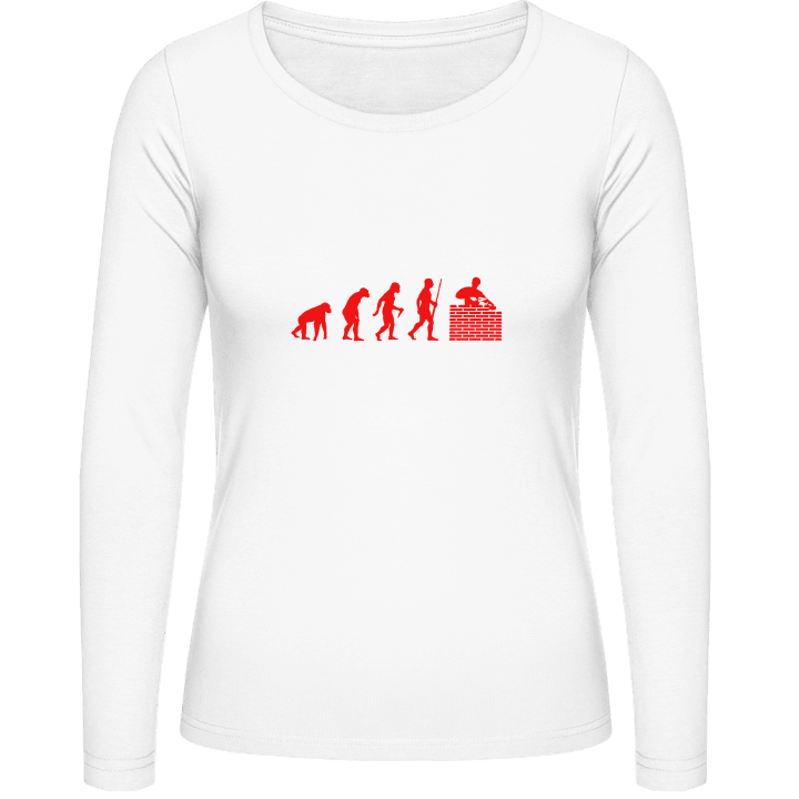 Bricklayer Evolution Langermet skjorte for kvinner contain pic