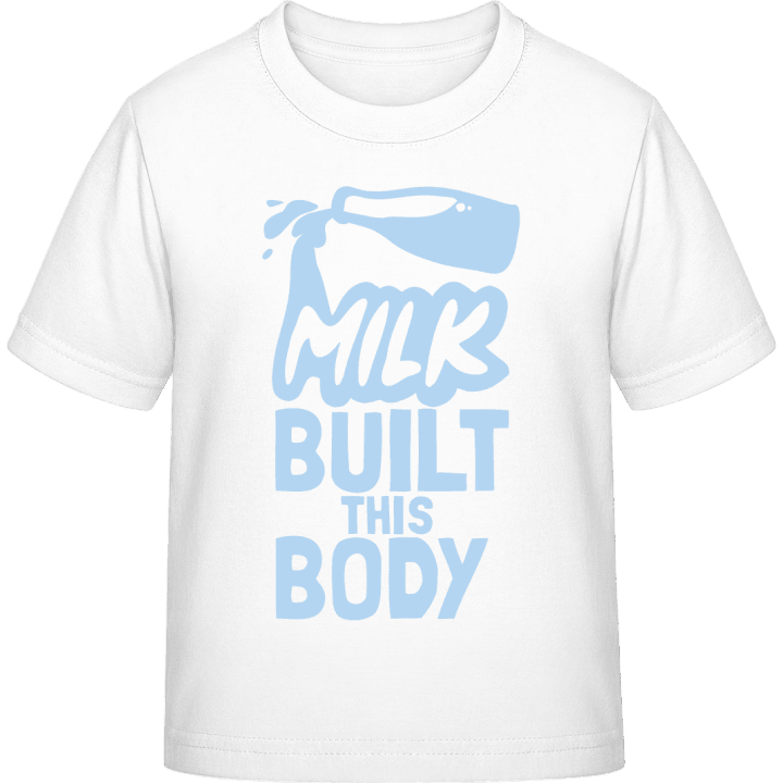Milk Built This Body T-shirt för barn contain pic