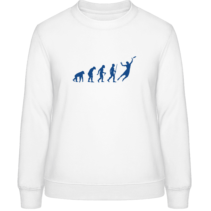 Frisbee Evolution Frauen Sweatshirt contain pic