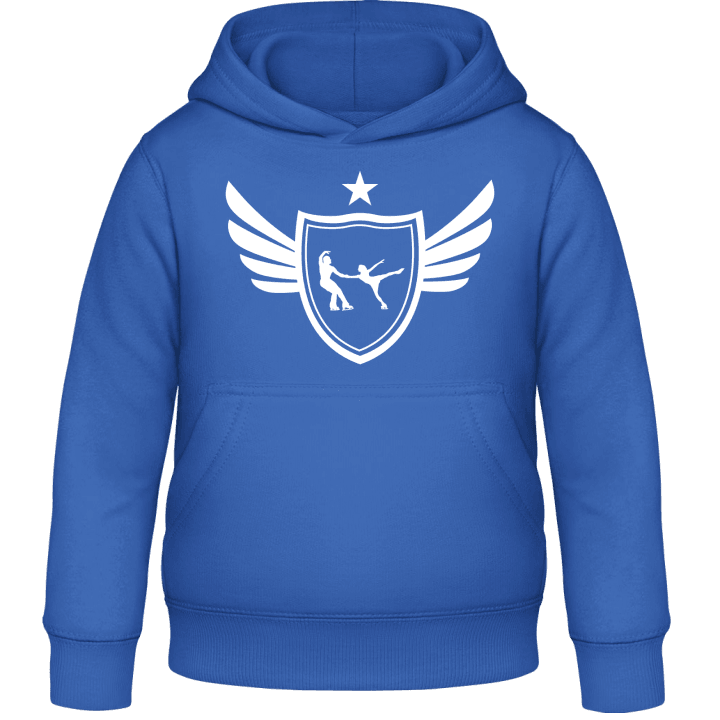 Ice Skating Winged Kids Hoodie contain pic