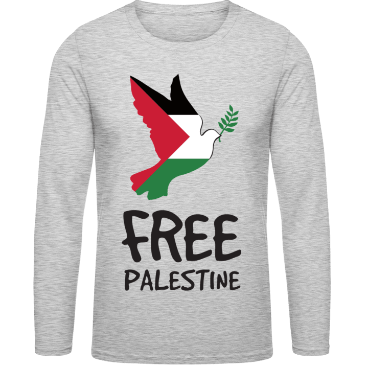 Free Palestine Dove Of Peace Camicia a maniche lunghe contain pic