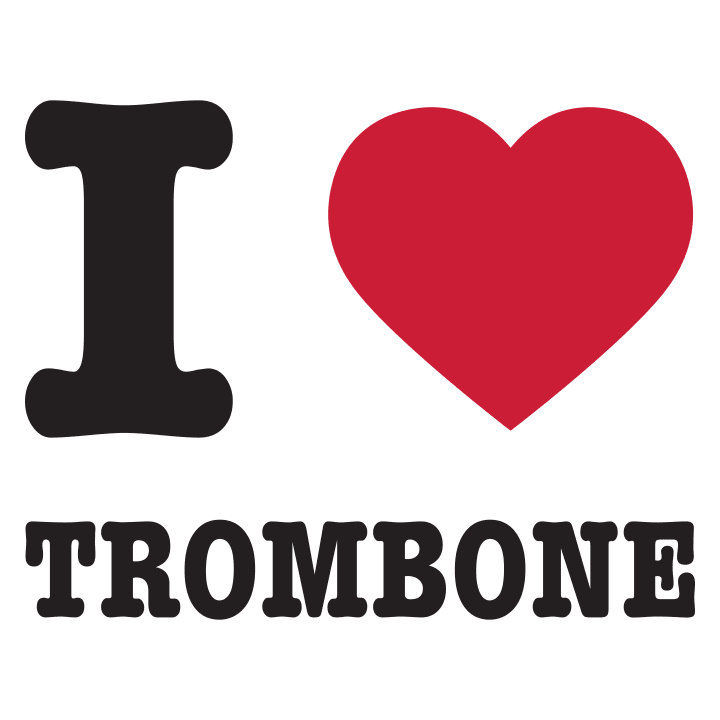 I Love Trombone Sudadera con capucha para mujer 0 image