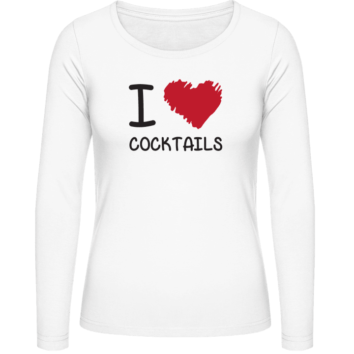 I .... Cocktails Camisa de manga larga para mujer contain pic