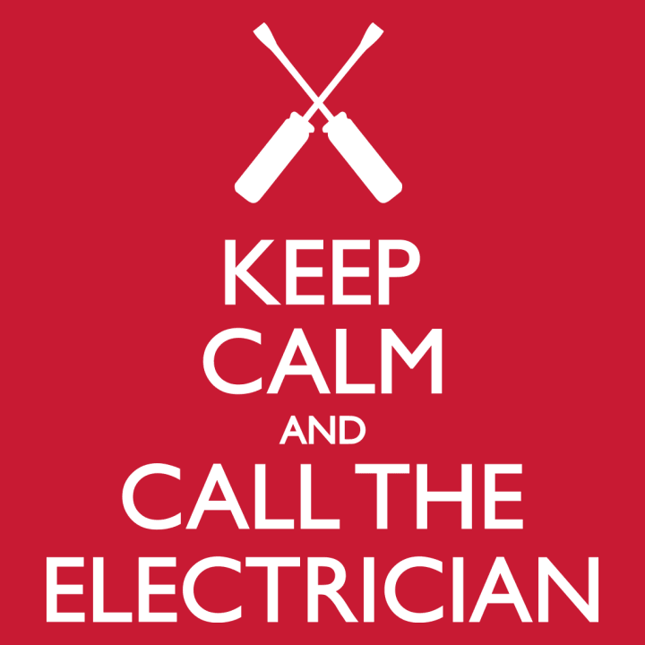 Keep Calm And Call The Electrician Langermet skjorte for kvinner 0 image