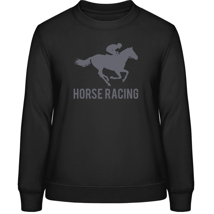 Horse Racing Sweat-shirt pour femme contain pic