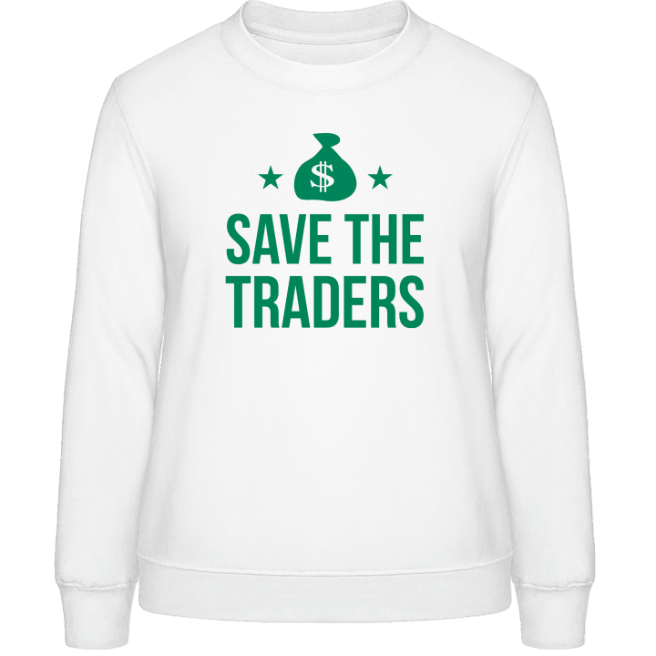 Save The Traders Sweatshirt för kvinnor contain pic