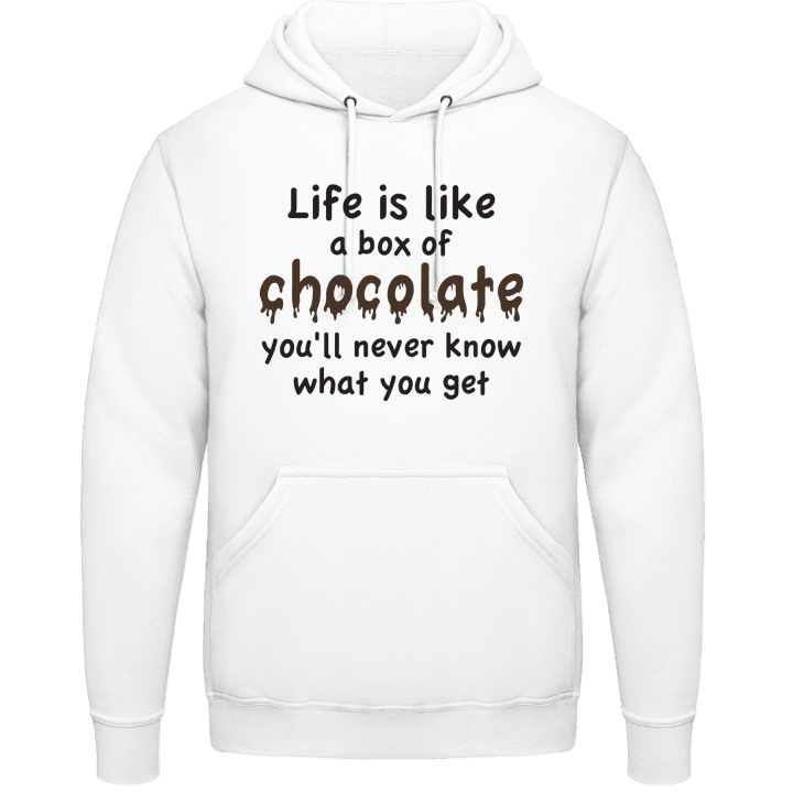 Life Is Like A Box Of Chocolate Sudadera con capucha contain pic