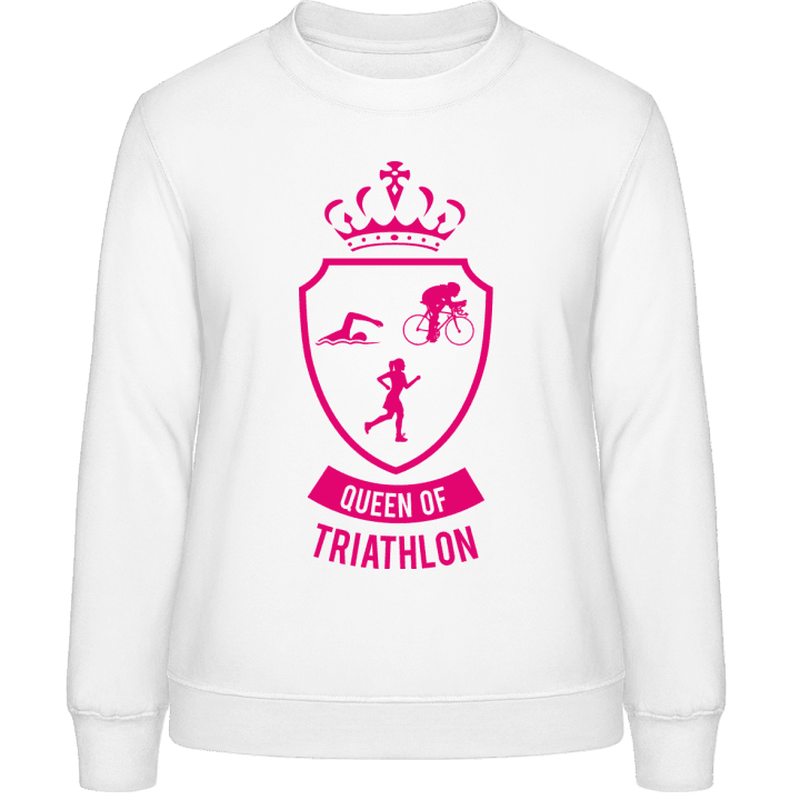 Queen Of Triathlon Sweatshirt för kvinnor contain pic