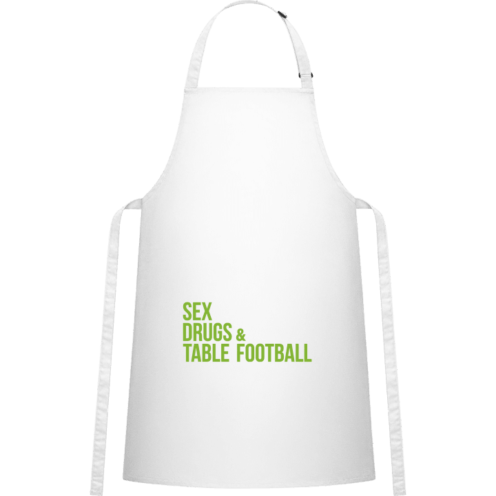 Sex Drugs and Table Football Kitchen Apron contain pic