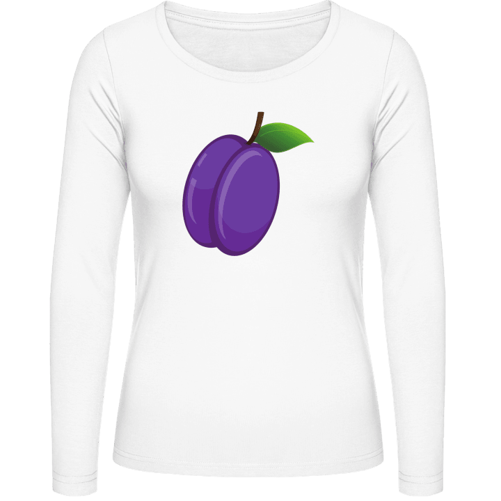 Ciruela Camisa de manga larga para mujer contain pic