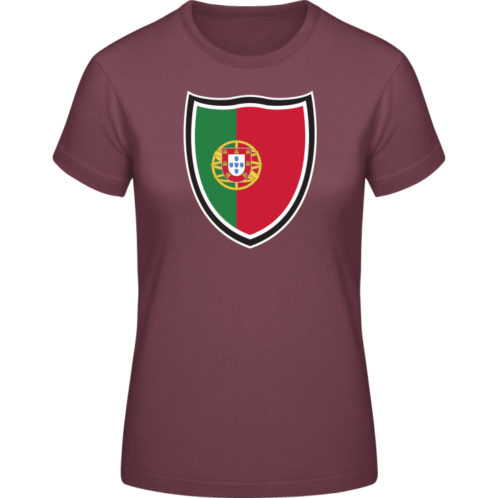 Portugal Shield Flag T-shirt för kvinnor contain pic