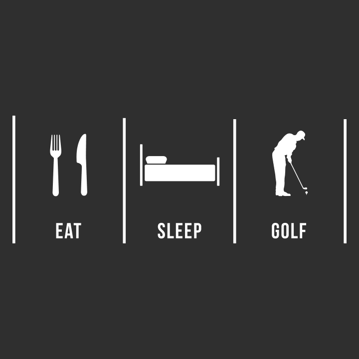 Eat Sleep Golf T-skjorte for kvinner 0 image