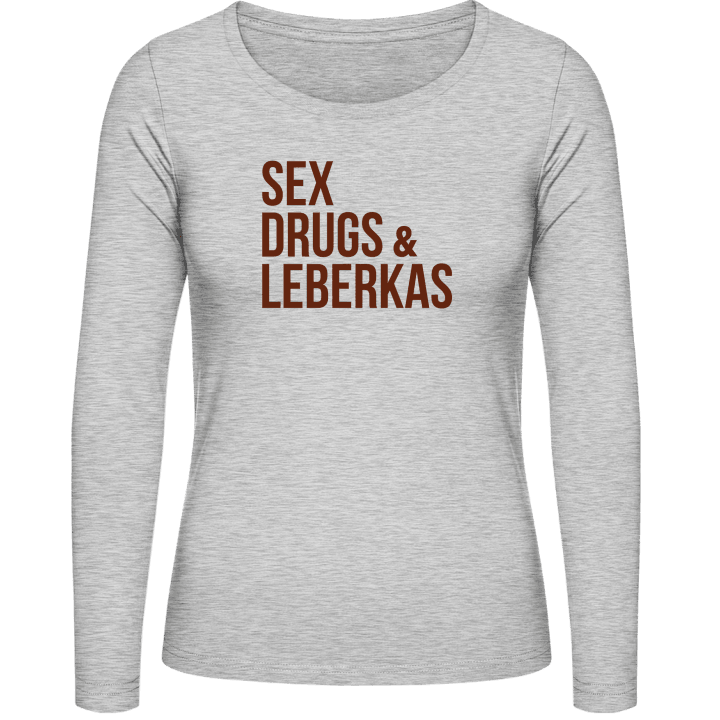 Leberkas T-shirt à manches longues pour femmes contain pic