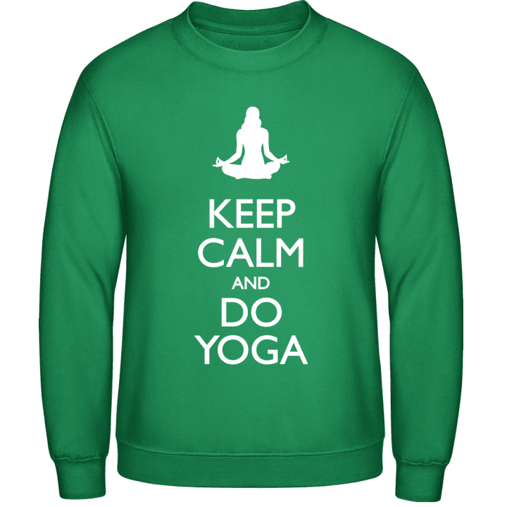 Keep Calm and do Yoga Sweatshirt contain pic