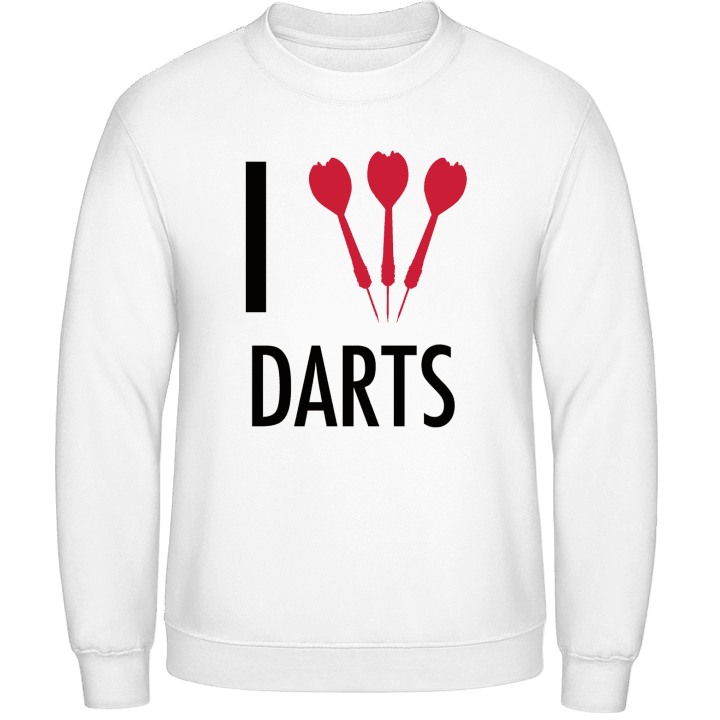 I Love Darts Sweatshirt contain pic