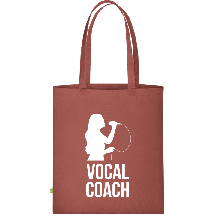 Vocal Coach Silhouette Female Stofftasche contain pic