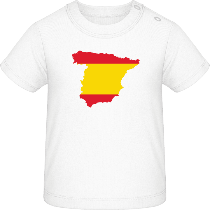 Spain Map T-shirt för bebisar contain pic