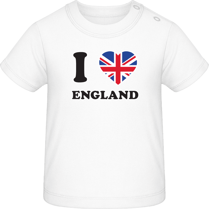 I Love England Baby T-skjorte 0 image
