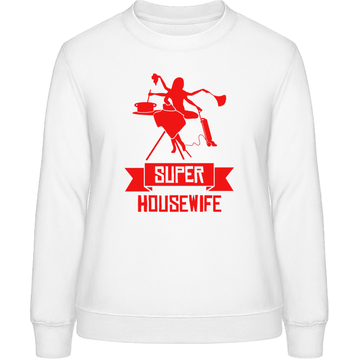 Super Housewife Frauen Sweatshirt contain pic