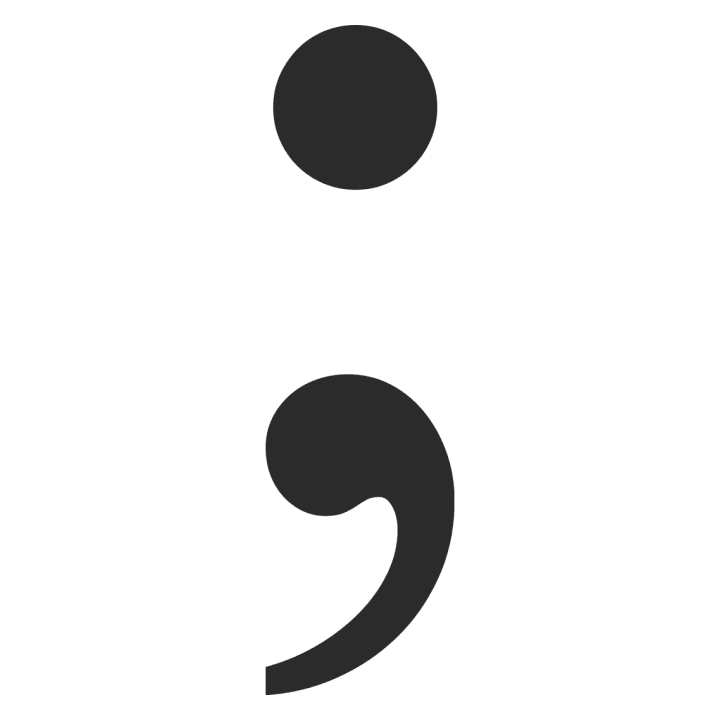 Semicolon T-skjorte 0 image