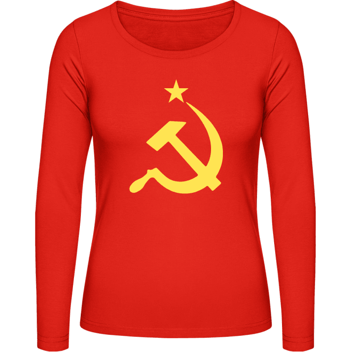 Communism Symbol Langermet skjorte for kvinner contain pic