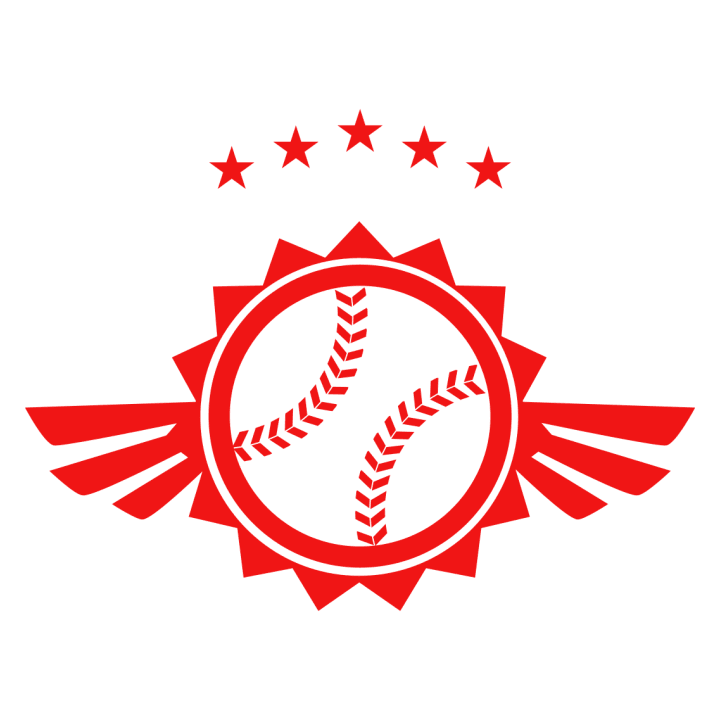 Baseball Symbol Winged Langærmet skjorte til kvinder 0 image