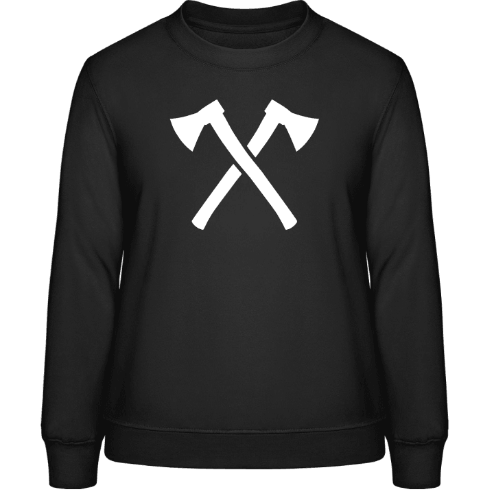 Crossed Axes Sweatshirt för kvinnor contain pic