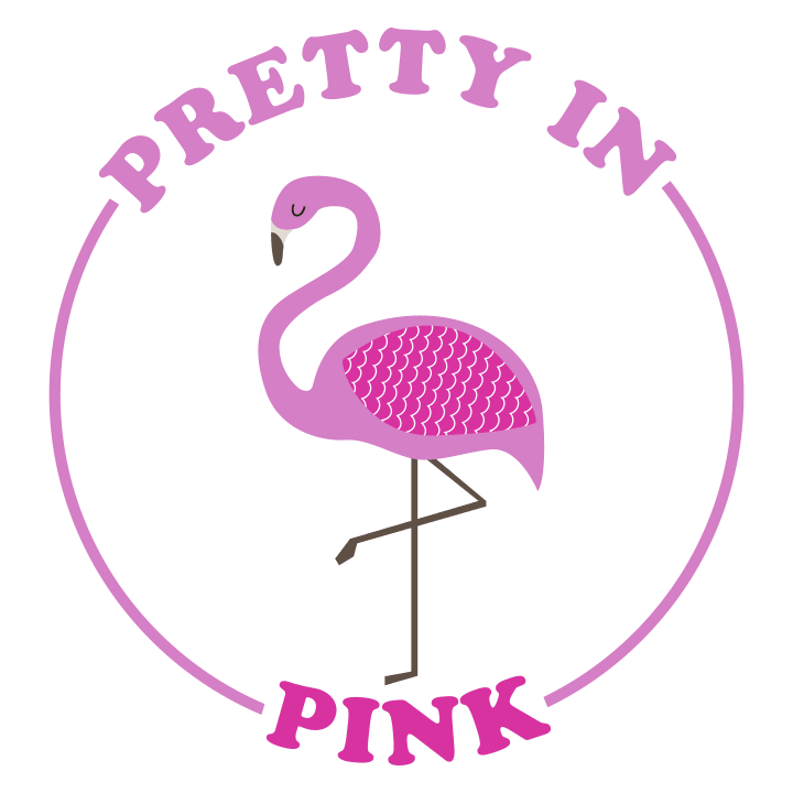 Pretty In Pink Flamingo T-shirt pour femme 0 image