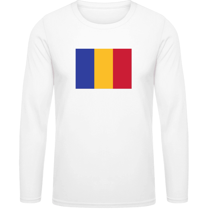 Romania Flag Långärmad skjorta contain pic