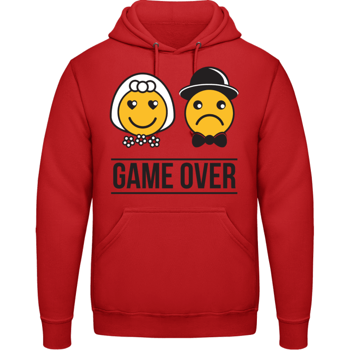 Bride and Groom Smiley Game Over Kapuzenpulli contain pic