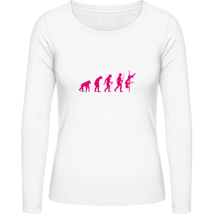 Pole Dancer Evolution Kvinnor långärmad skjorta contain pic