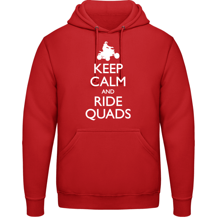Keep Calm And Ride Quads Huvtröja contain pic