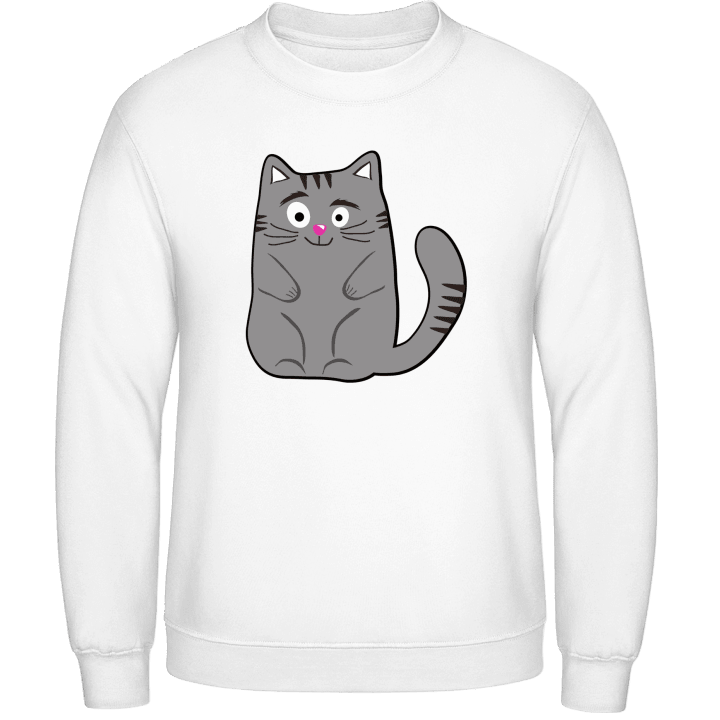 Cat Illustration Sweatshirt 0 image