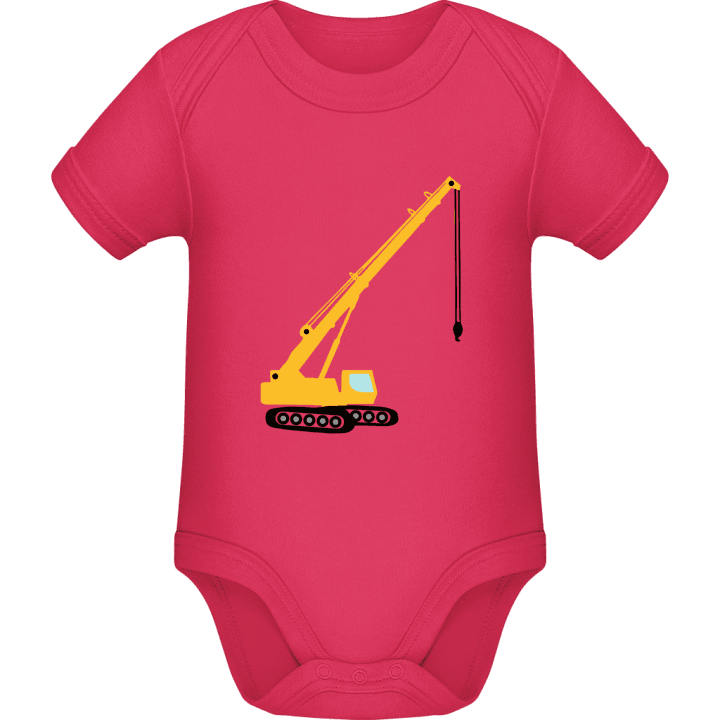 Crane Operator Baby romper kostym contain pic