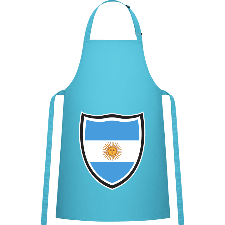 Argentina Flag Shield Kitchen Apron contain pic