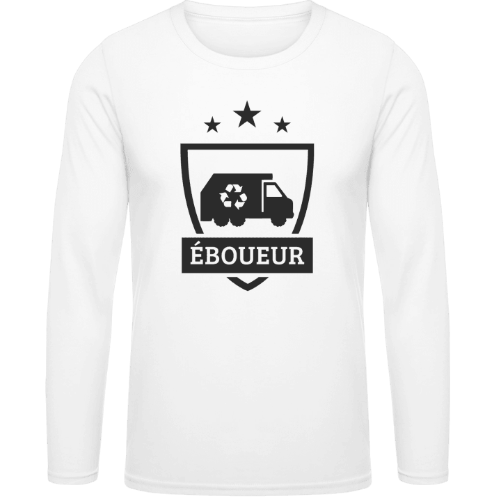 Éboueur blason Långärmad skjorta contain pic