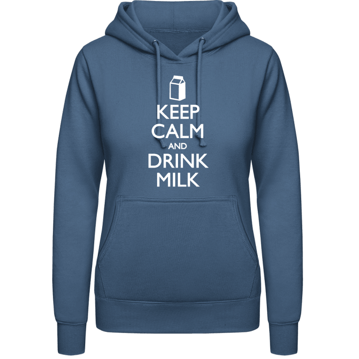 Keep Calm and drink Milk Women Hoodie contain pic