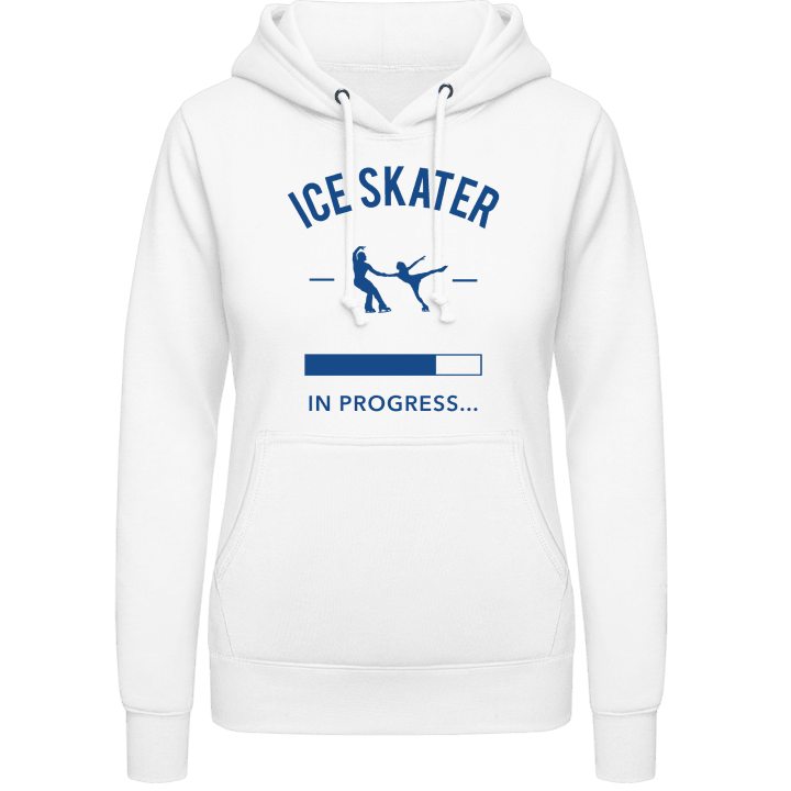 Ice Skater in Progress Vrouwen Hoodie contain pic