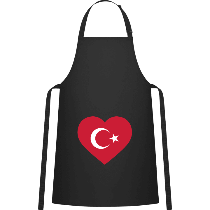 Turkey Heart Flag Förkläde för matlagning contain pic