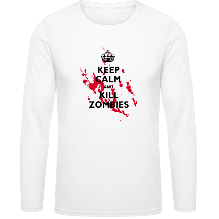 Keep Calm And Kill Zombies Langarmshirt 0 image