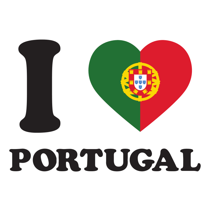 I Love Portugal Baby T-skjorte 0 image